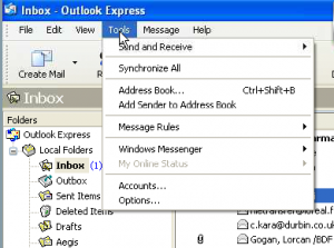 OutlookExpress Setup Google Mail in Outlook Express