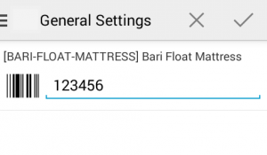 OpenERP/Odoo Mobile App Serial Number Screen