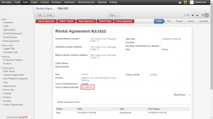 Rental Agreement OpenERP Odoo